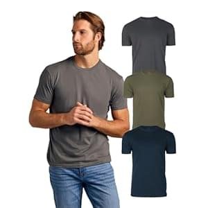 True Classic Mens T-Shirts – Short Sleeve Crew Neck Plain Novelty T Shirt for Men